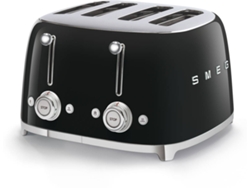 Tostadora SMEG Anni 50 SF03BLEU negra (2000 W)