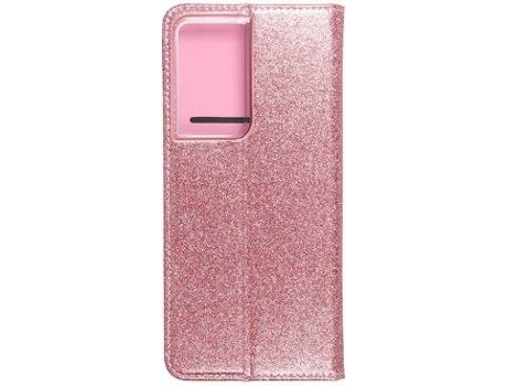 Carcasa Samsung Galaxy S21 Ultra LMOBILE Shining Rosa Dorado