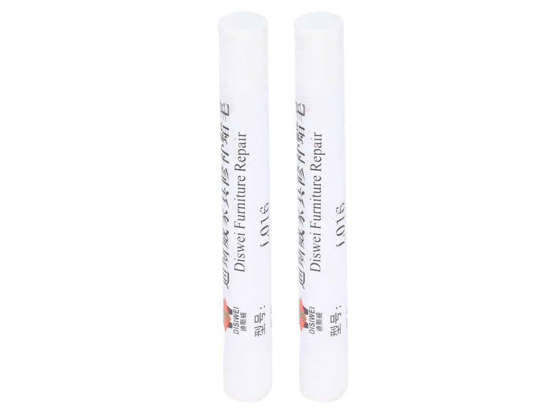 2 piezas de cera blanca para reparar pisos y muebles