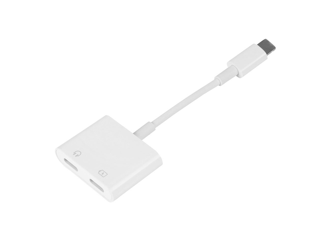 Adaptador De Carga Y Audio Lightning 4 En 1 Pavareal Para Iphone Con Control De Llamada Y Música