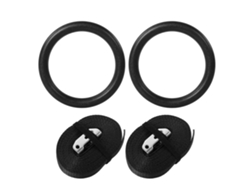 Anillas De Gimnasia Abs Con Cinturones Negros