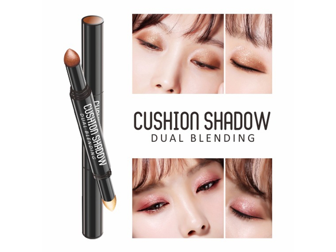 Barra De Sombra De Ojos Con Purpurina De Dos Tonos Para Maquillaje De Ojos