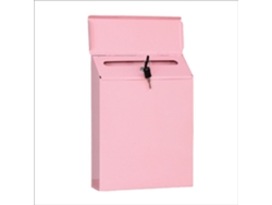 Buzón de correo rosa para guardar cartas