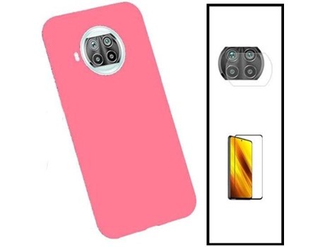 Kit Funda y Protector Xiaomi Poco X3 Pro PHONECARE Rosa