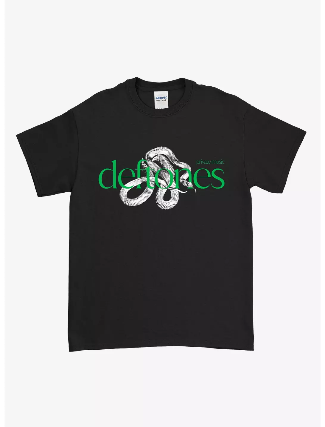 Rockinstone Deftones Private Music Snake T-shirt Hot Topic Unisex Adults Size:l