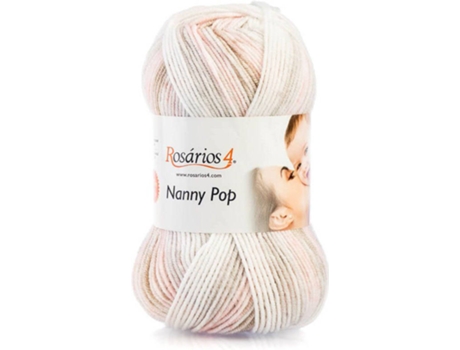 Hilo de Lana ROSARIOS 4 Nanny Pop P150826 (Rosa - 20x7x10 cm - Lana)