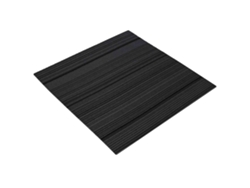 Vidaxl Azulejo De Alfombra Raya Gris Claro 50 X 50 Cm 4 Pcs Pp Y Betún