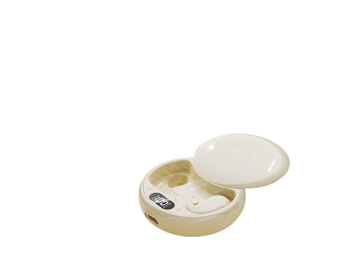 Auriculares Inalámbricos Sueño Invisible Música YIZHOOD Piel Bluetooth Beige