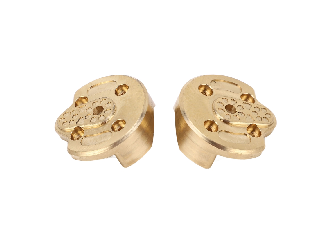 2 Piezas De Contrapeso De Latón Para Ruedas Rc, Delicado, Para Axial 1/18 Utb18 Capra Gold