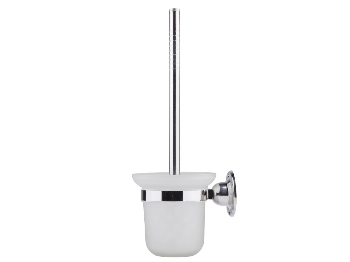 Escobilla De Baño De Acero Inoxidable Con Soporte, De Pared, Antideslizante Y Duradera.
