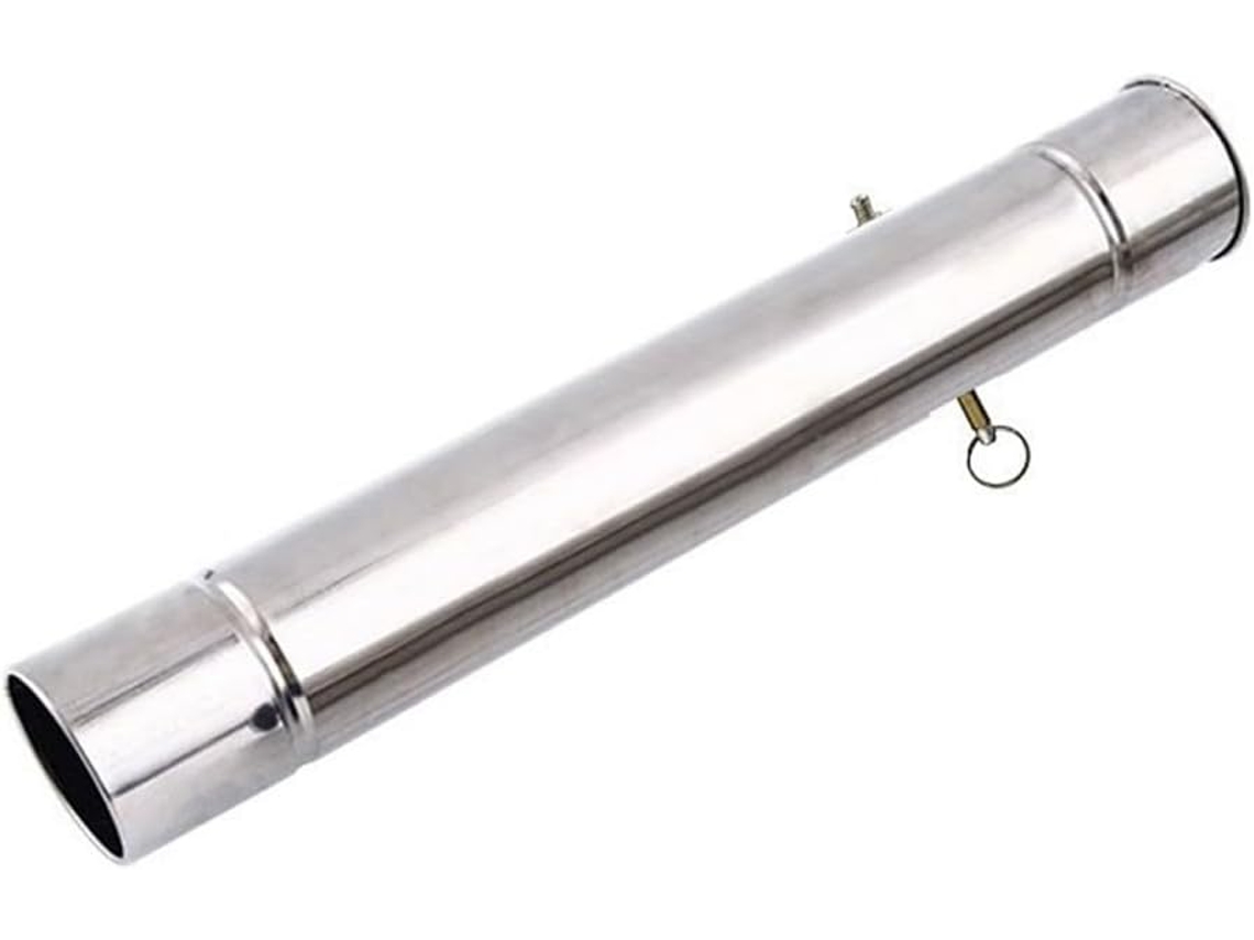 Extensión De Chimenea De Camping De Acero Inoxidable 30 6 Con Válvula