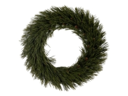 Corona de Navidad Verde PVC 42 x 42 cm