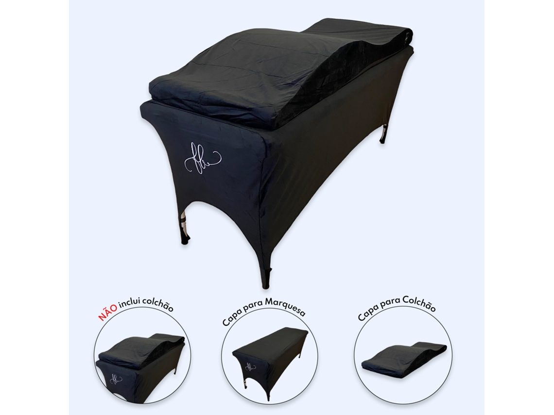 Kit de funda de terciopelo para colchón Marquise Fb Black Fbeauty