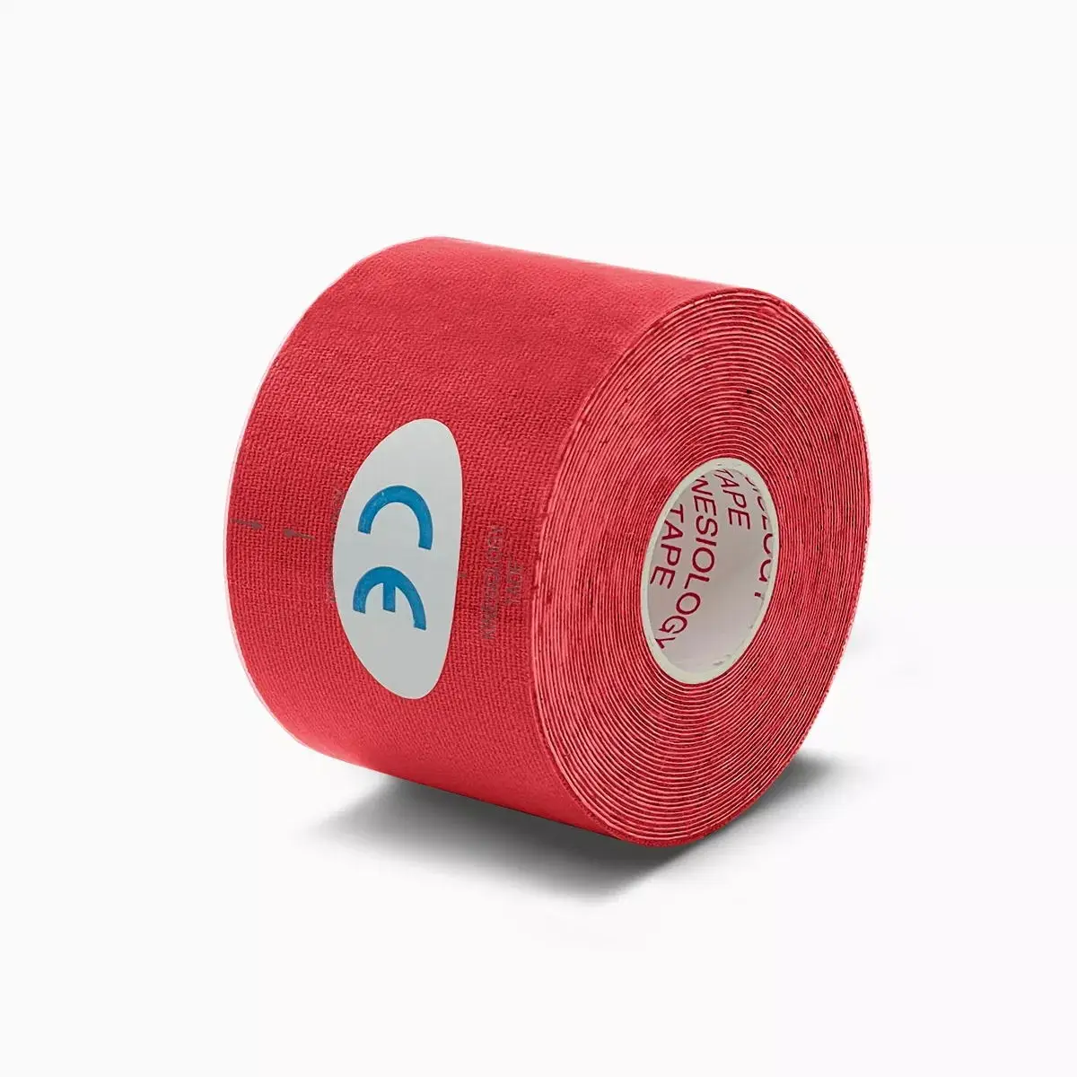 Vendaje muscular para kinesiología, cinta elástica de algodón para deportes Mdug (rojo, 5 cm x 500 cm)