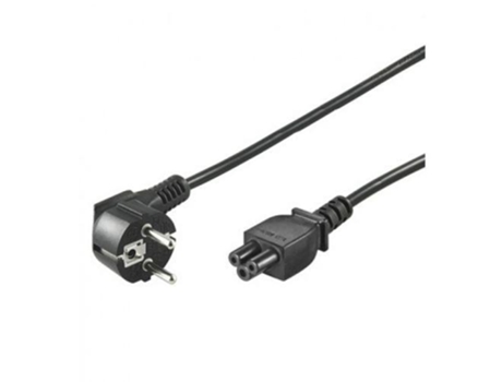 Cable de alimentación C5 / Schuko Trevo F 90° 1,5 metros