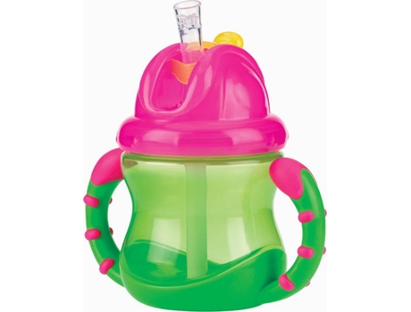 Vaso de Aprendizaje con Pajita NUBY 240 ml (12m +)
