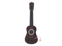 Ukelele de juguete Walshlxq para niños, instrumento musical con luces y simulación para tocar, tipo niño/niña 2