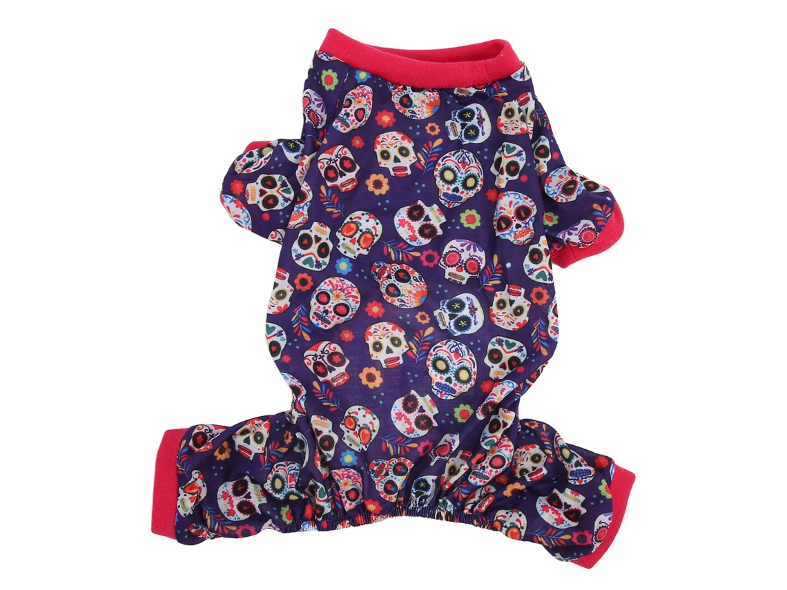 Kkpm-pijamas Para Perros Divertidos Y Cómodos De Halloween, Ropa Suave Elástica Para Perros Pequeños Y Cachorros