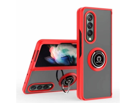 Funda Cool para Samsung F926 Galaxy Z Fold 3 Hard Anillo Rojo