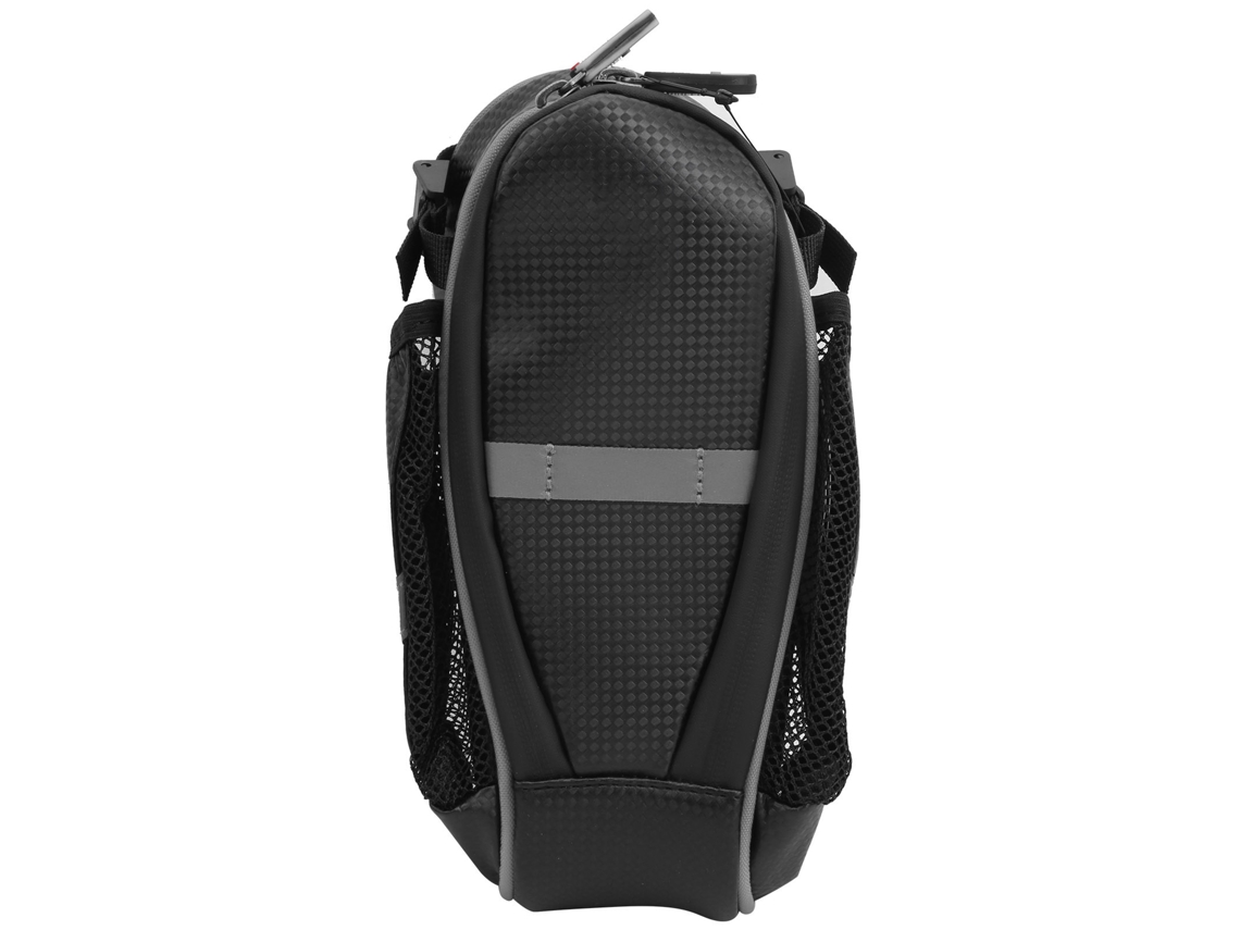 Bolsa De Sillín Para Bicicleta De Gran Capacidad Con Dos Bolsillos Para Botellas De Agua.
