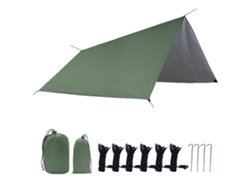 Toldo de vela para exteriores impermeable y resistente a los rayos UV de 10 x 10 pies