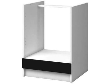 Muebles de horno de cocina de 60 cm - negro mate YOUDOIT