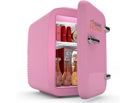 Mini Nevera 4L Rosa para Maquillaje Skincare y Coche - Enfriamiento y Calentamiento