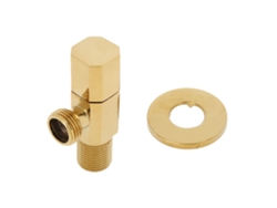 Válvula Angular De Parada De Água Quente/fria Latão Banheiro Chuveiro Torneira Acessório