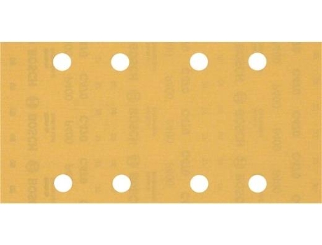 Lija BOSCH Expert C470 con 8 Orificios para Lijadoras Orbitales - 93x186 mm - G 400 - 10 Un