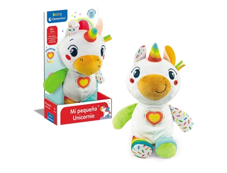 Peluche Interactivo CLEMENTONI Unicornio (Edad Mínima Recomendada: 6 meses)