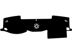 Alfombrilla Protectora De Cuero Y Fibra Carbono Para El Salpicadero Del Toyota Land Cruiser 2007-2021 (negro,