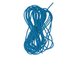Cuerda Elástica De Látex De 2,1 Mm Y 5 M De Alta Resistencia Para Entrenamiento De Tenis Y Deportes Al Aire Libre, Color Azul.