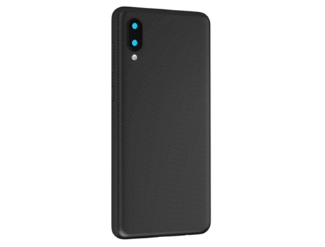 Cubierta Batería para Samsung Galaxy A02 con Lente Cámara Negro CLAPPIO