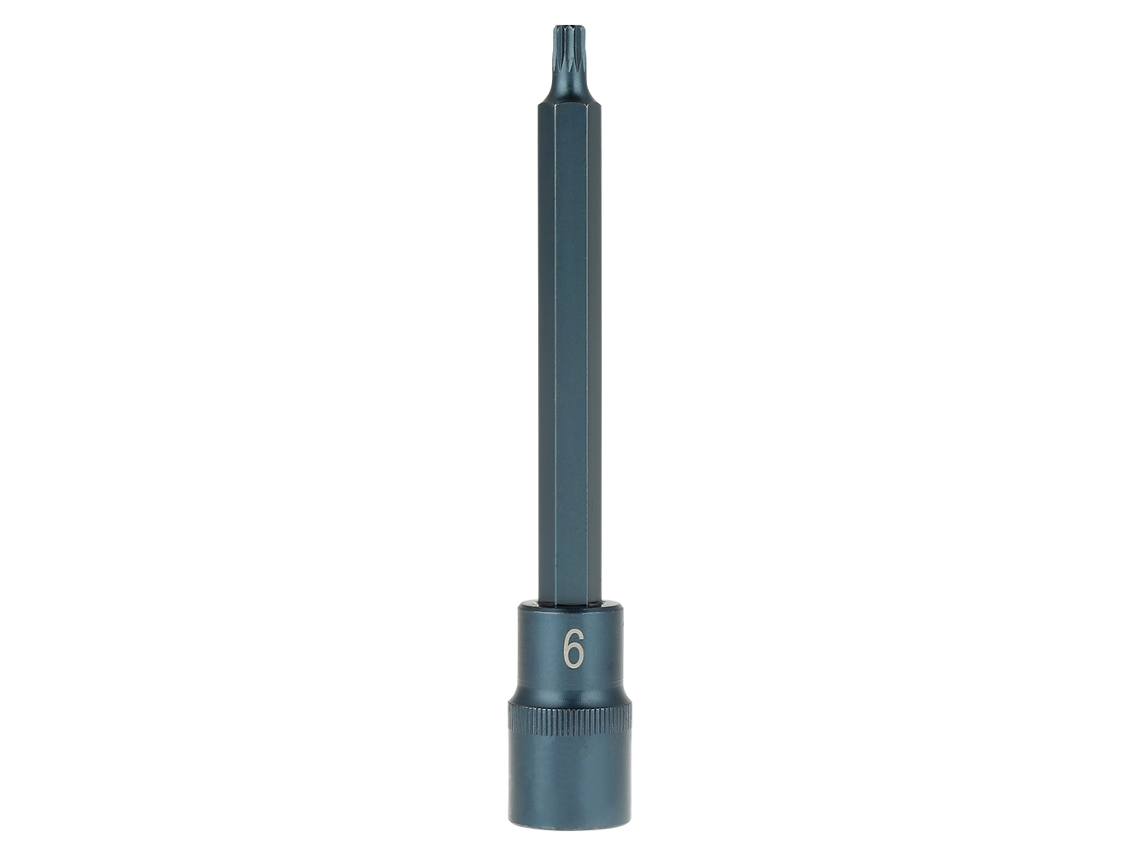 Punta De Destornillador Eléctrico De 12 Puntas, Vaso De Estrella De 1/2" (150 Mm) M6, Juego De Herramientas, S2, Acero Ligero, 147 G