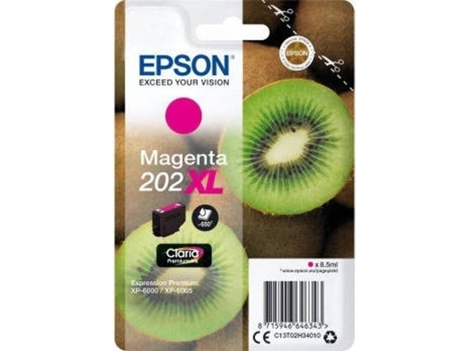 Cartucho de tinta EPSON 202XL - C13T02H34010