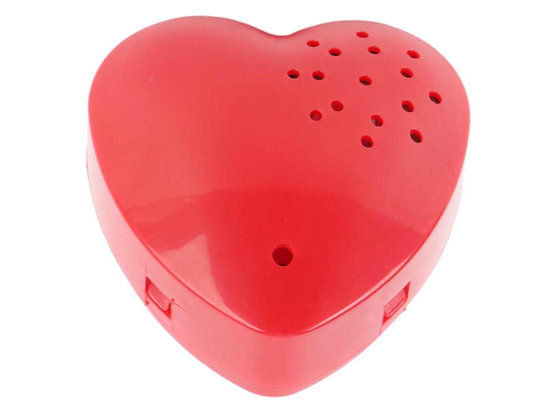 Ats-caja Vibratoria Multifuncional En Forma De Corazón Rojo Para Peluches Y Juguetes De Peluche