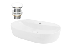 Lavabo ML-DESIGN (60 x 40 x 12 - Cerámica - Blanco)