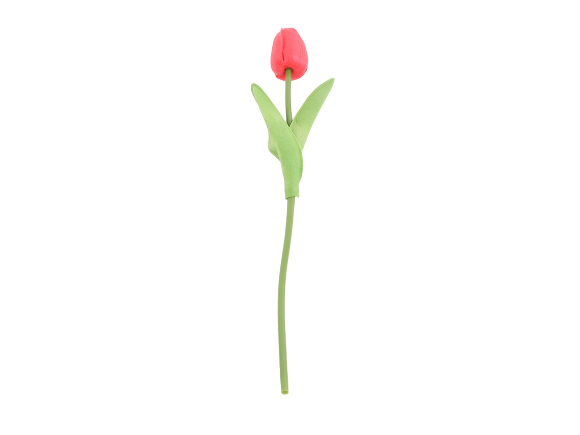 2026-ramos De Tulipanes Artificiales Mini Pu Falsos Para Decoración De Bodas Hogares Hoteles Fiestas Rojo