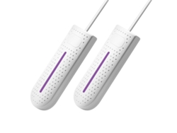 Secador de zapatos USB blanco Siurn para el hogar con esterilización UV y 10 W de potencia