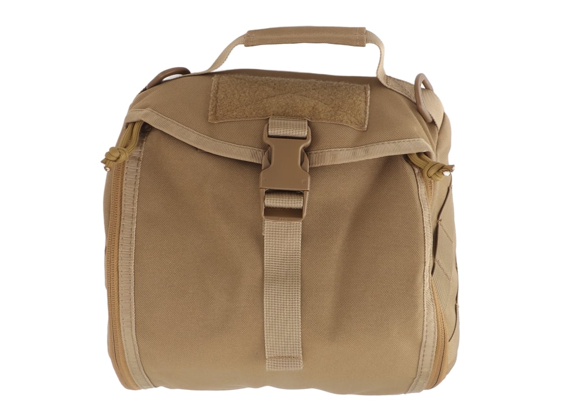 Bolsa impermeable de nailon para casco de exterior, ideal para motocicleta, bicicleta, camping y senderismo, color caqui.