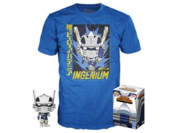 Pop & Tee My Hero Academia Tenya Iida Ingenium (Full Mech Suit) Funko y Camiseta Tamaño M