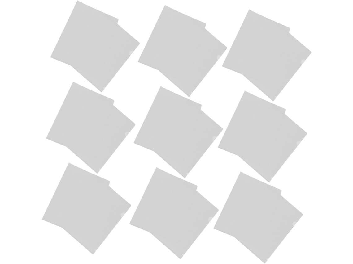 50 Carpetas De Plástico Transparente, Archivadores Multifuncionales Para Oficina Para La Protección De Documentos.