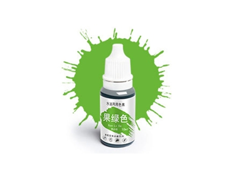 Bricolaje plastilina agua aceite, jabón para hacer colorantes, kit líquido colorantes comestiblesVerde SLOWMOOSE