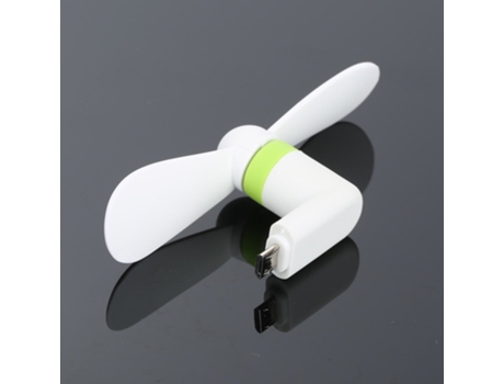 Mini ventilador de viento para teléfono, computadora de escritorio y computadora portátil[Blanco]