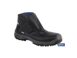Bota piel negro cierre velcro s3 modelo urian t 38