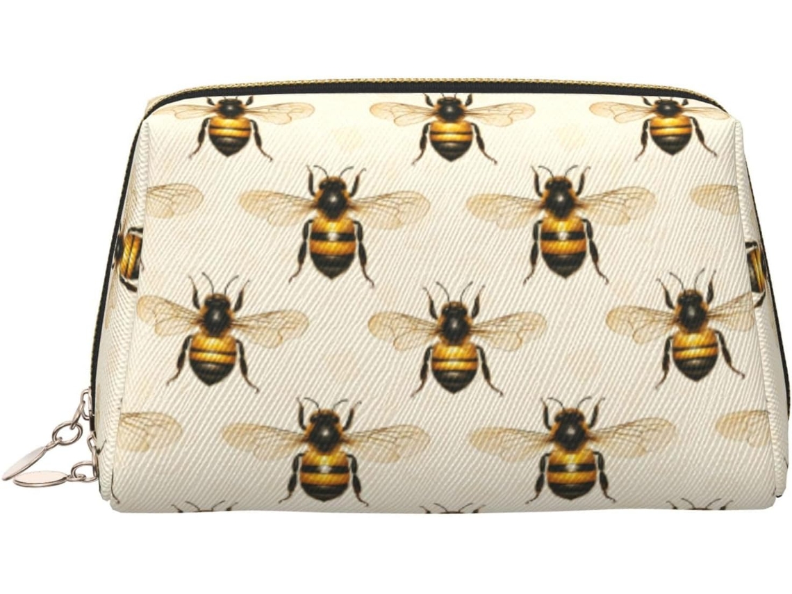 Neceser De Viaje Cuero Organizador Para Mujer Diseño Estampado Vacaciones