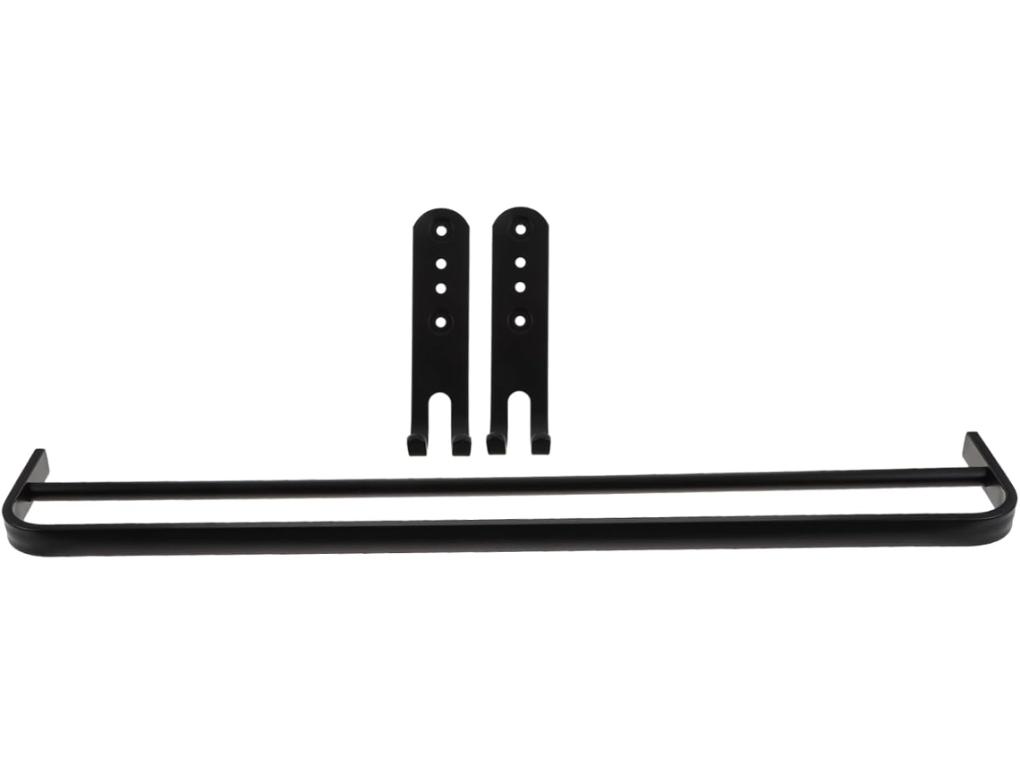 Toallero Adhesivo De Pared Para Baño Con Doble Barra Para Un Secado Rápido.