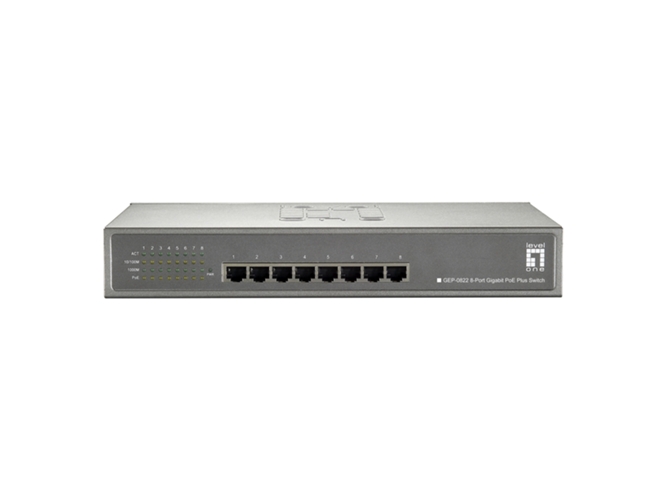Switch LEVELONE GEP-0822 10/100/1000 PoE