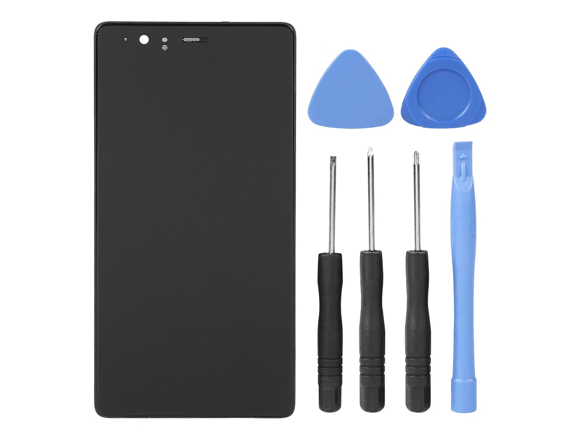 Montaje De Teléfono Móvil Pantalla Táctil Huawei P9plus Negra Con Herramientas De Desmontaje