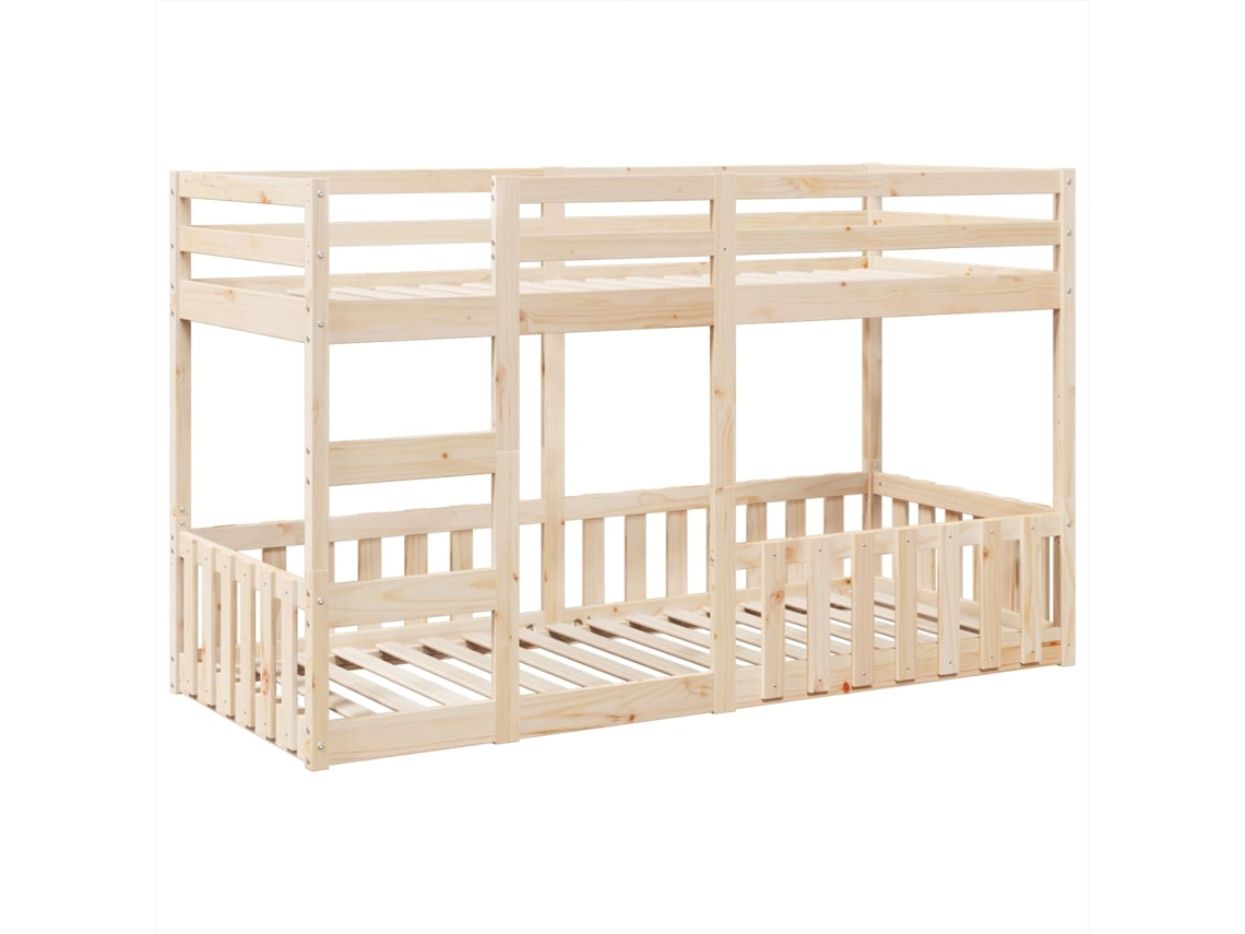 Litera 90x200 Cm Madera Maciza De Pino Dkd Home Decor